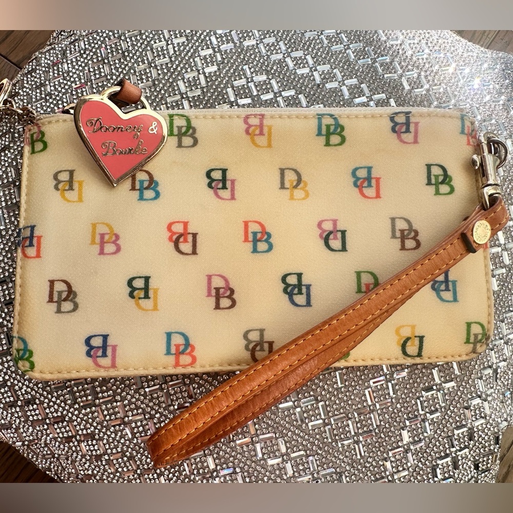 Dooney & Bourke Coated Canvas Large Wristlet.